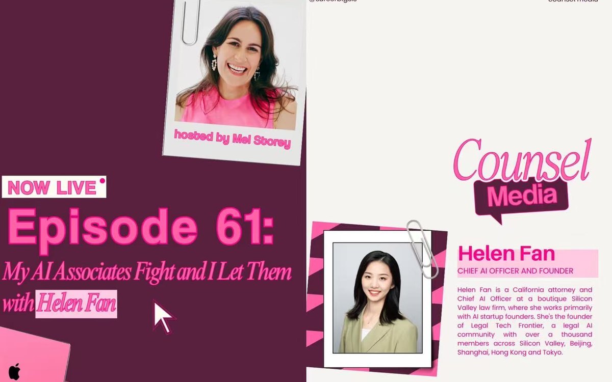 Counsel Media Episode 61 with Helen Fan